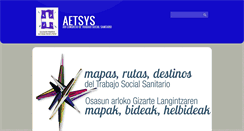 Desktop Screenshot of aetrabajosocialysalud.org