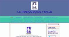 Desktop Screenshot of aetrabajosocialysalud.es